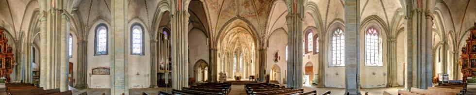 360-Panorama im Innern der Groen Marienkirche